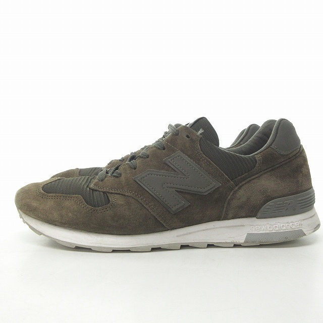 ニューバランス NEW BALANCE M1400MI Black Olive スニーカー シューズ スエード USA製 1000番台 Sl-2 茶 ブラウン カーキ 30cm