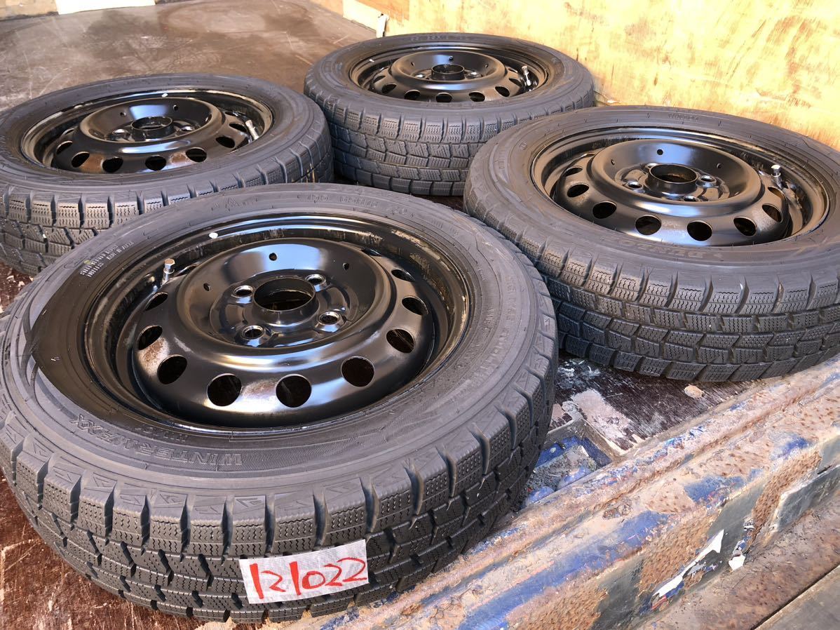 三菱純正 13inch 4j ×DUNLOP 155/65R13 PCD100 4穴 eKクラッシィ eK