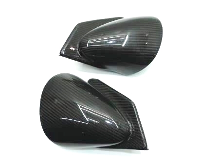 ラリーアート風 ★ 社外 カーボン調 ドアミラー 左右セット ★ CT9A ランエボ 7 - 9