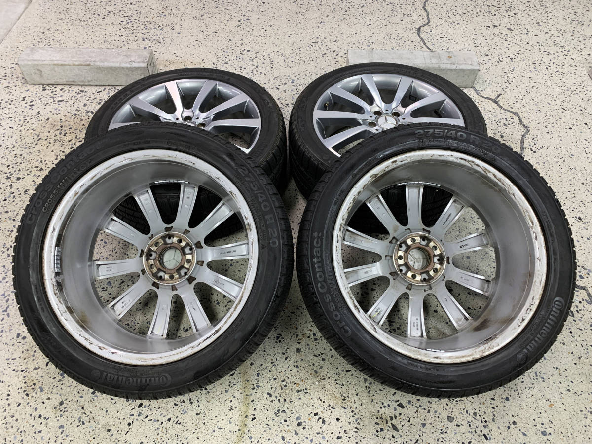 ベンツ ホイールスタッドレス付き GLで使用(18インチ ベンツ ベンツ ホイールスタッドレス付き GLで使用(18インチ ベンツ