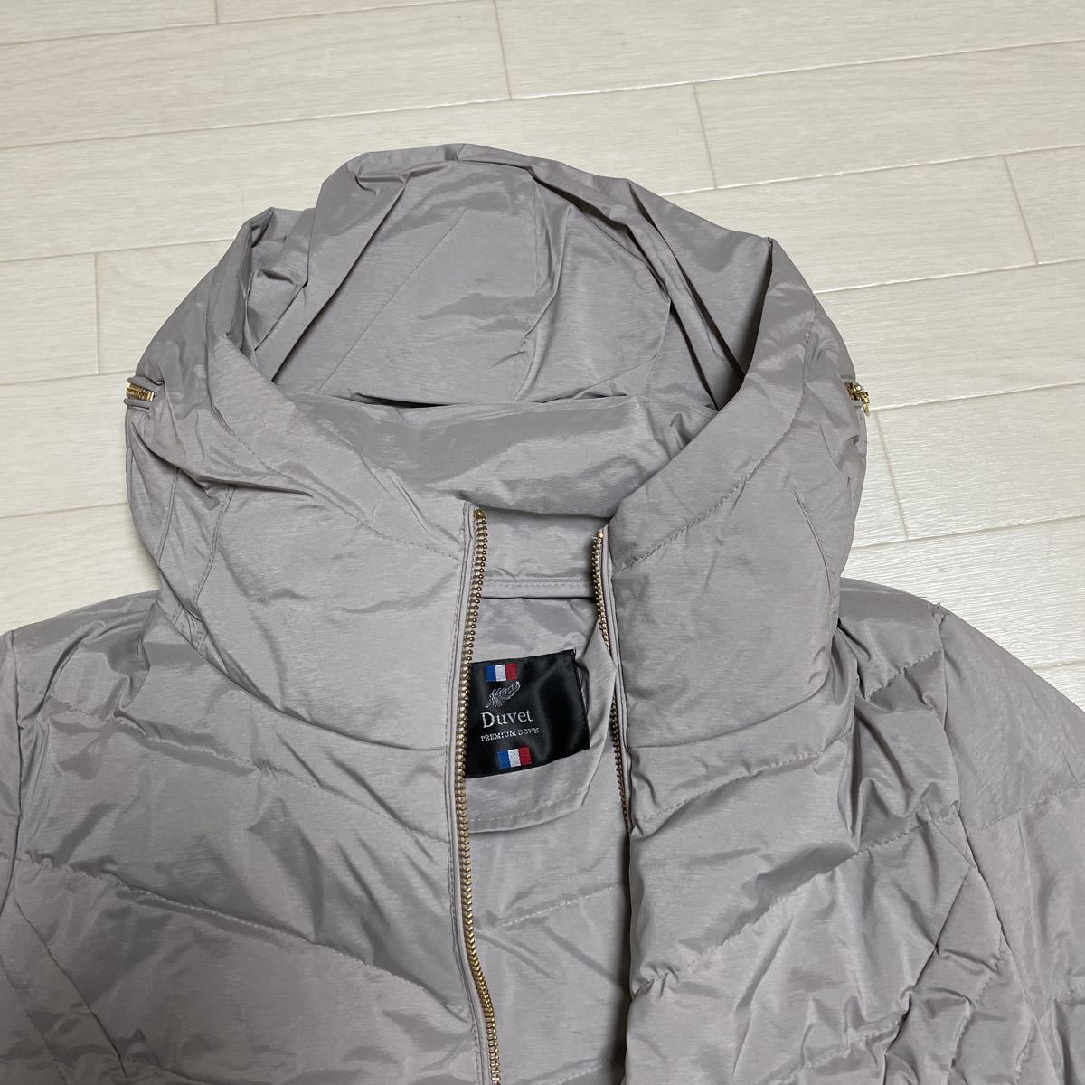 3185☆ 新品 Duvet noa-ge ノアージュ ダウンジャケット ジップアップ 