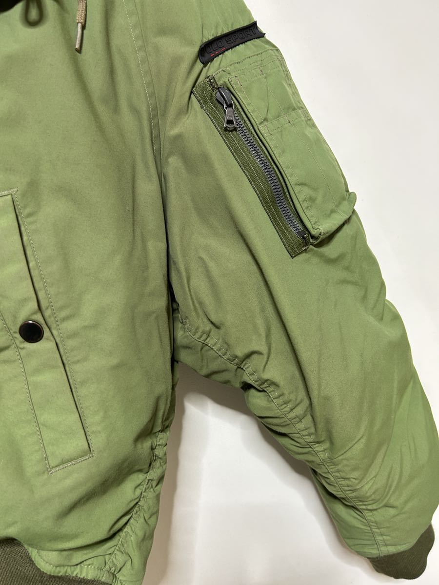 POLO SPORTS ポロスポーツ N-2B フライトジャケット ダウン M ま1072 POLO SPORT RALPH LAUREN ポロスポーツ N-2B フライト