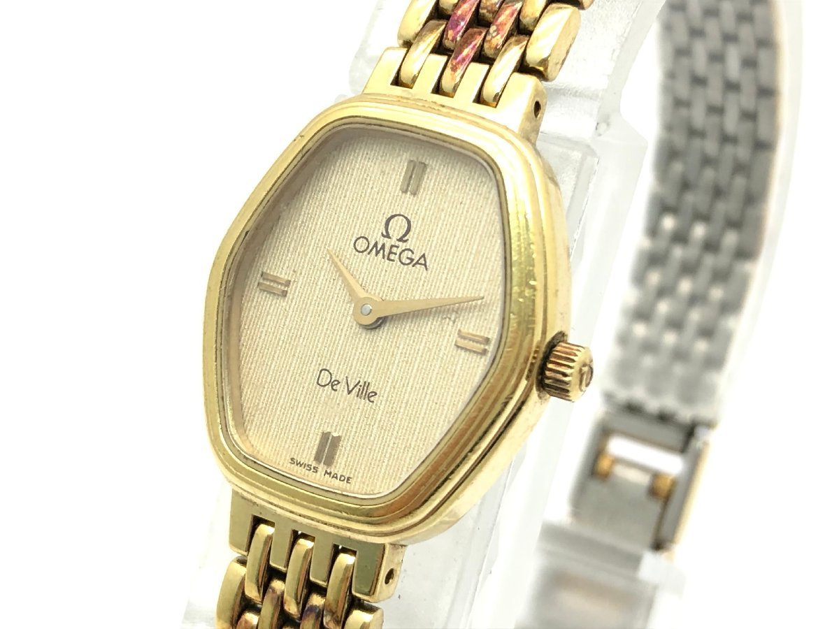 OMEGA De Ville クォーツ 腕時計　ジャンク オメガ デビル クォーツ 腕時計 レディース ジャンク 中古【sw1207329
