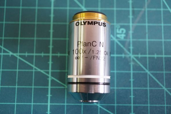 NZ] [T003560] OLYMPUS オリンパス PlanC N 100x/1.25 Oil ∞ -FN22 