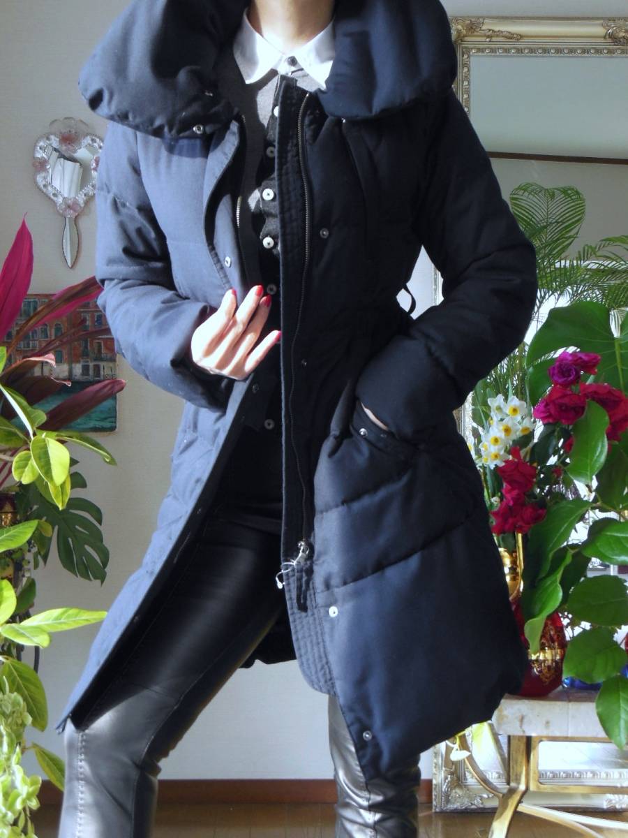 Theory*PLST*45000円 完売品*ボリュームショールカラーが可愛い