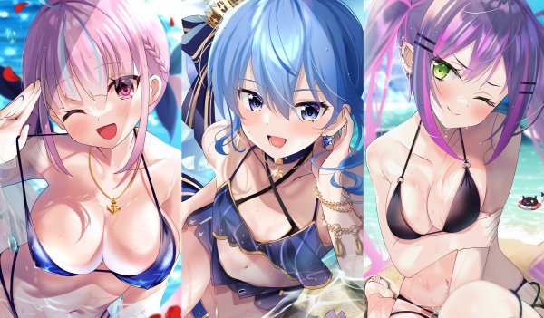 1円スタート】NP5 プレイマット ホロライブ 湊あくあ 星街すいせい