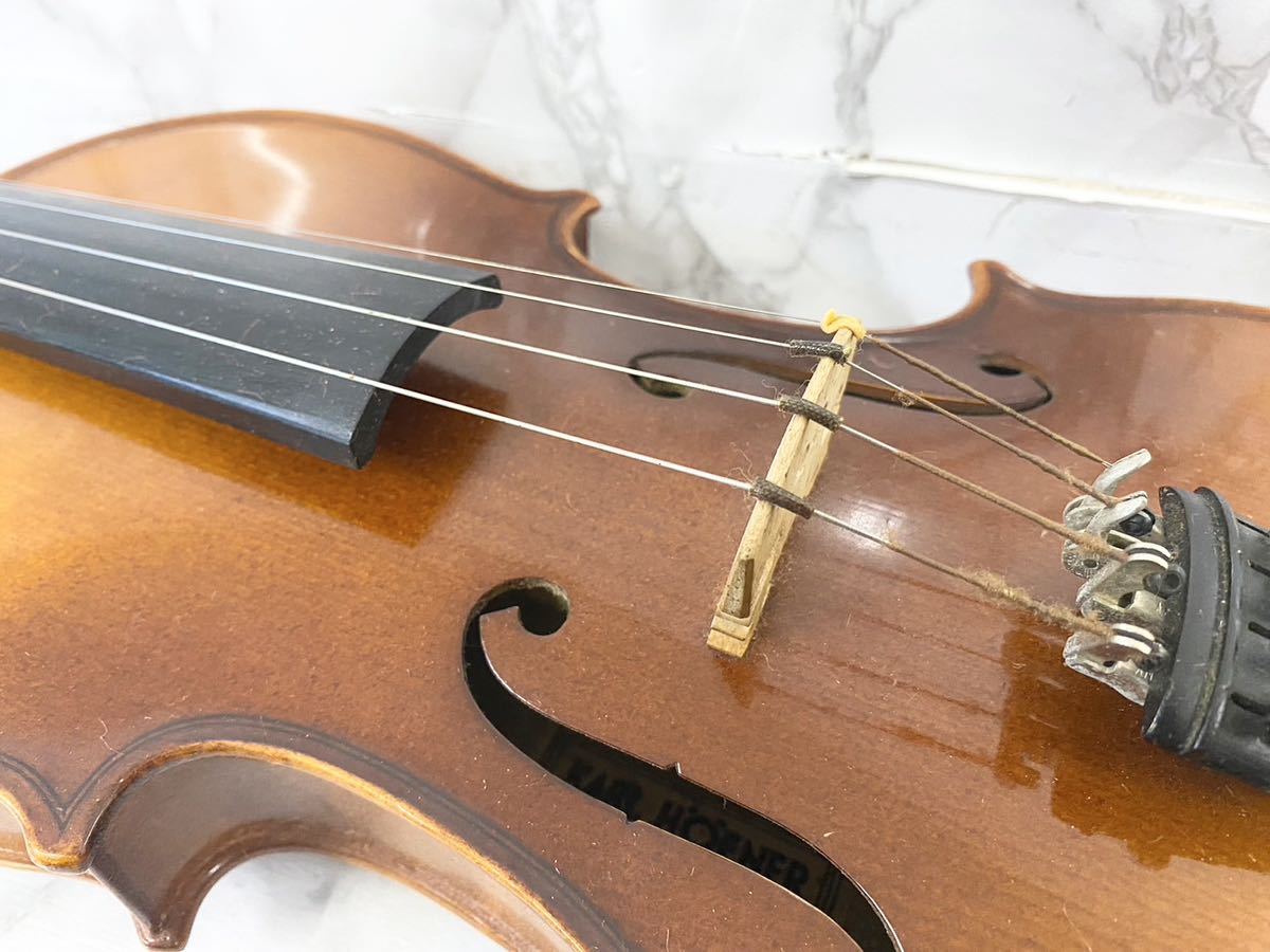 KARL HOFNER 46232 ヴァイオリン　カールヘフナー バイオリン PAESOLD 弓 ハードケース付き Karl バイオリン 4&frasl;4 楽器、器材 08KARL 0