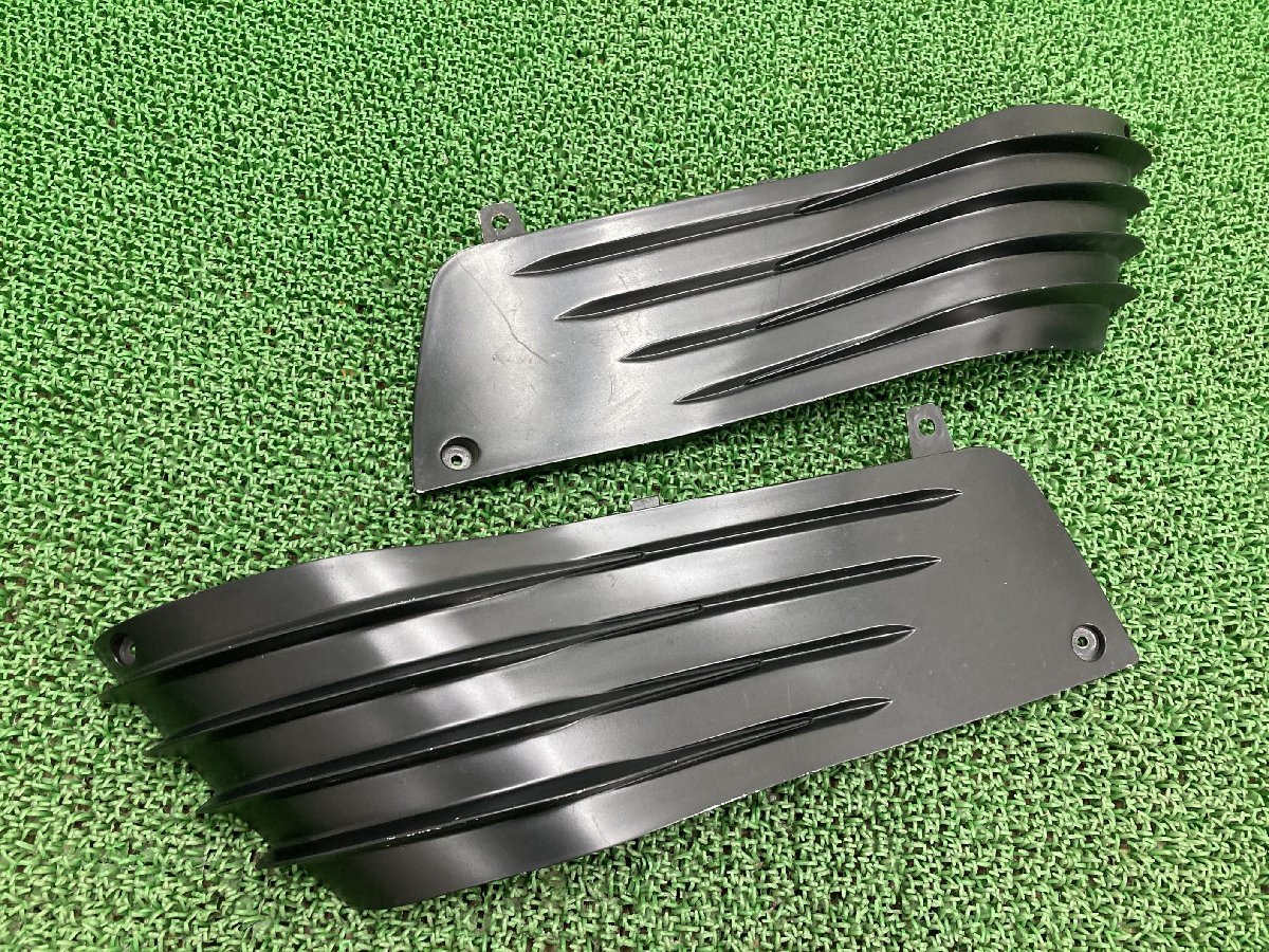 ZXMT制ZZ-R1400 サイドカウル 左右 黒 社外 中古 バイク 部品 ZX1400A