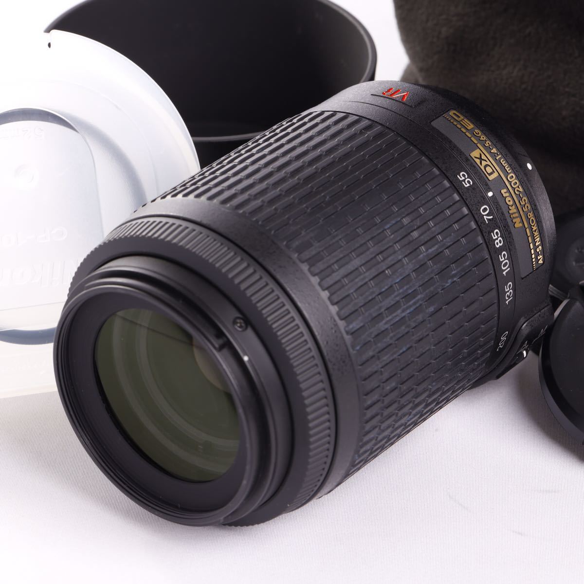 Nikon AF-S 55-200mm望遠レンズ☆手振れ補正つき☆4181-1 ニコン