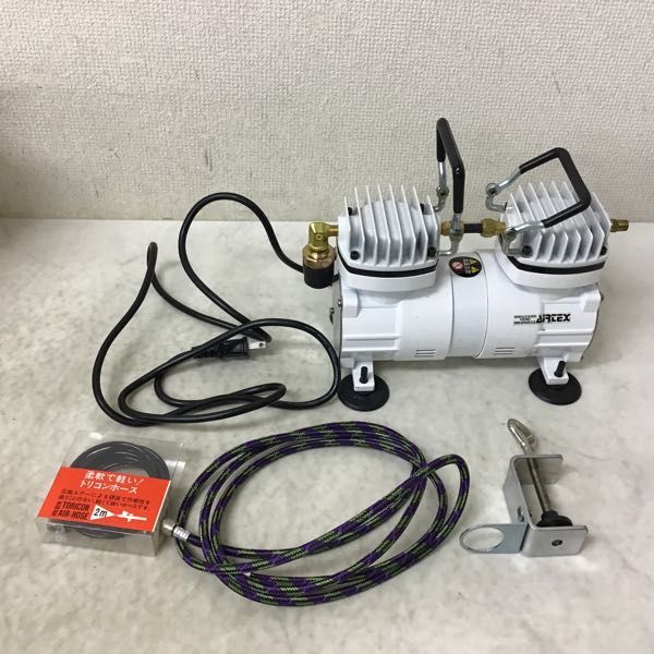 1円〜 エアテックス コンプレッサー APC-005N、エアホース等 AIRTEX