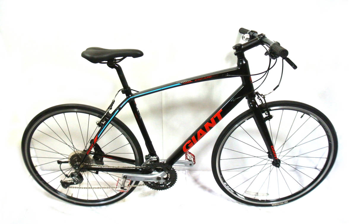12-070 ☆【GIANT】※ ESCAPE RX M 軽快クロスバイク SHIMANO 27速 黒色