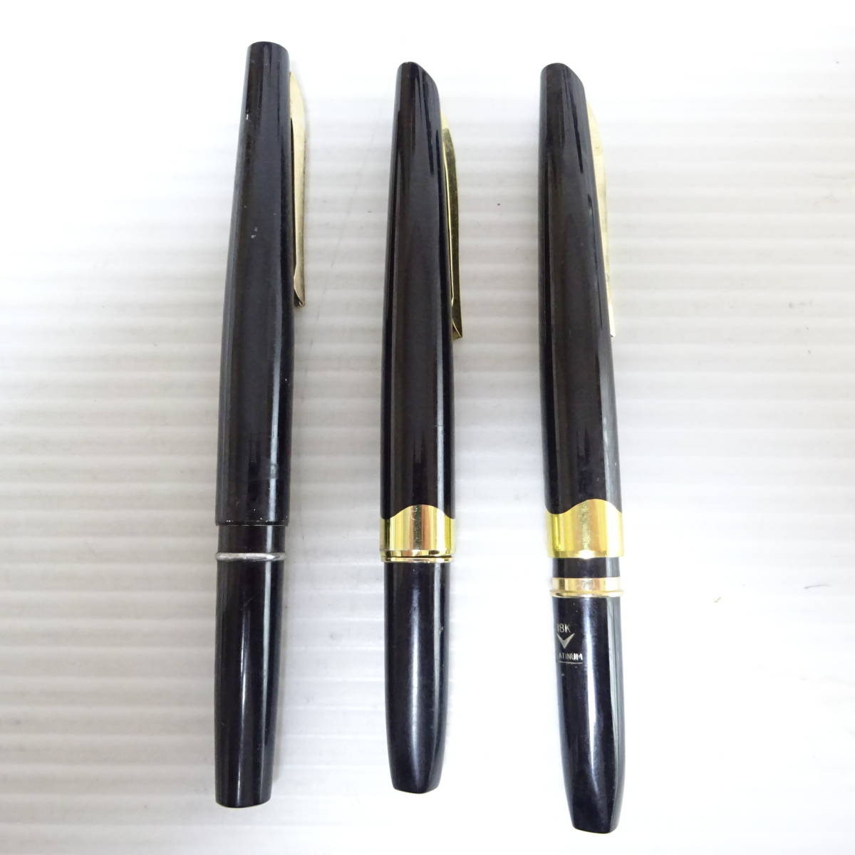1698223-039】 万年筆 9本セット PILOT プラチナ など 18K 14K 筆記