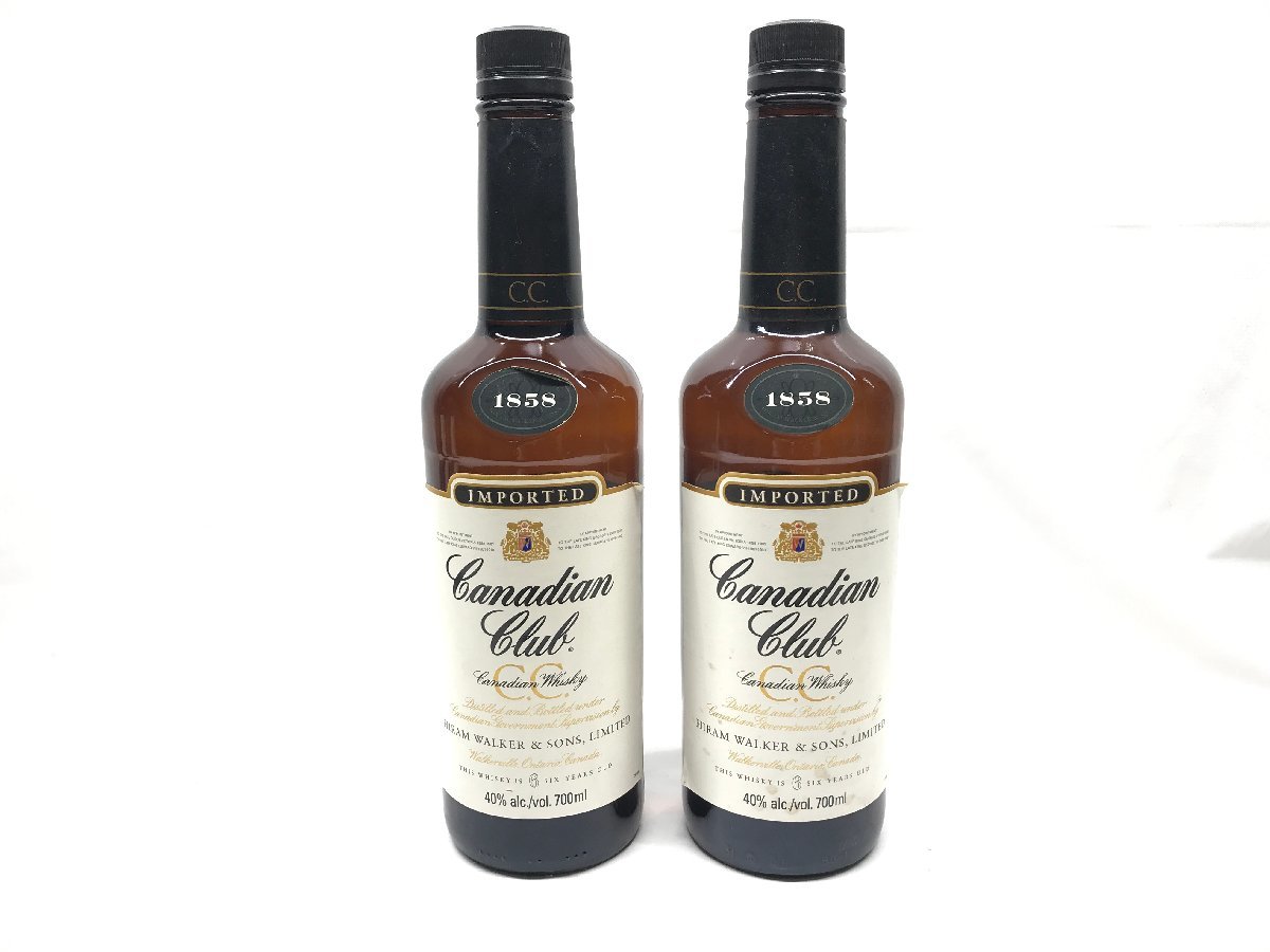 未開栓 お酒まとめ売り Canadian Club カナディアンクラブ 6年 700ml 