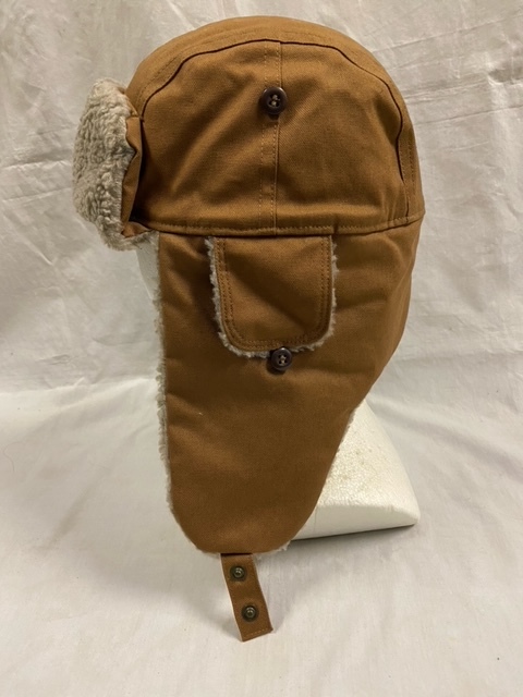 Carhartt トラッパーハット ブラウン カーハート ボア付き フライト