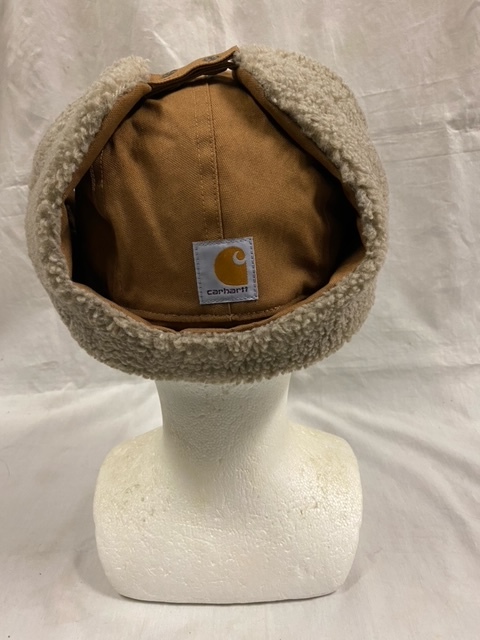 Carhartt トラッパーハット ブラウン カーハート ボア付き フライト