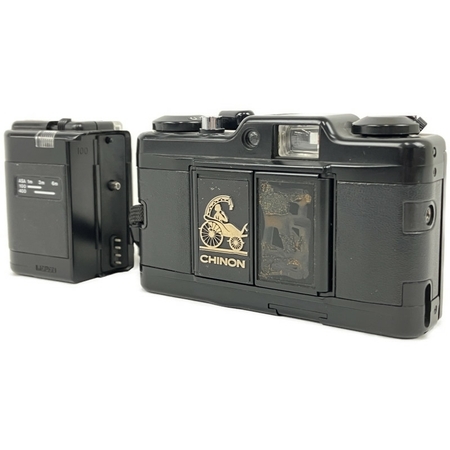 CHINON bellami コンパクト フィルムカメラ AUTO S 120 ストロボ セット チノン ベラミ ジャンク N7130890