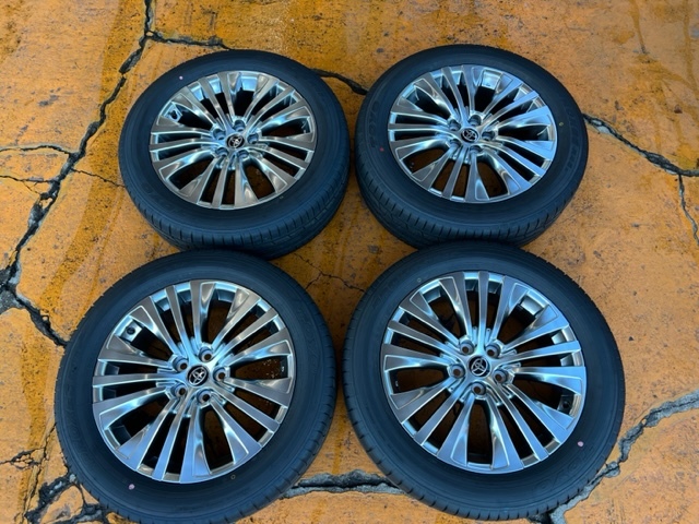 令和4年式ハリアー純正19インチアルミ TOYO PROXES R46A 225/55/19 4本  