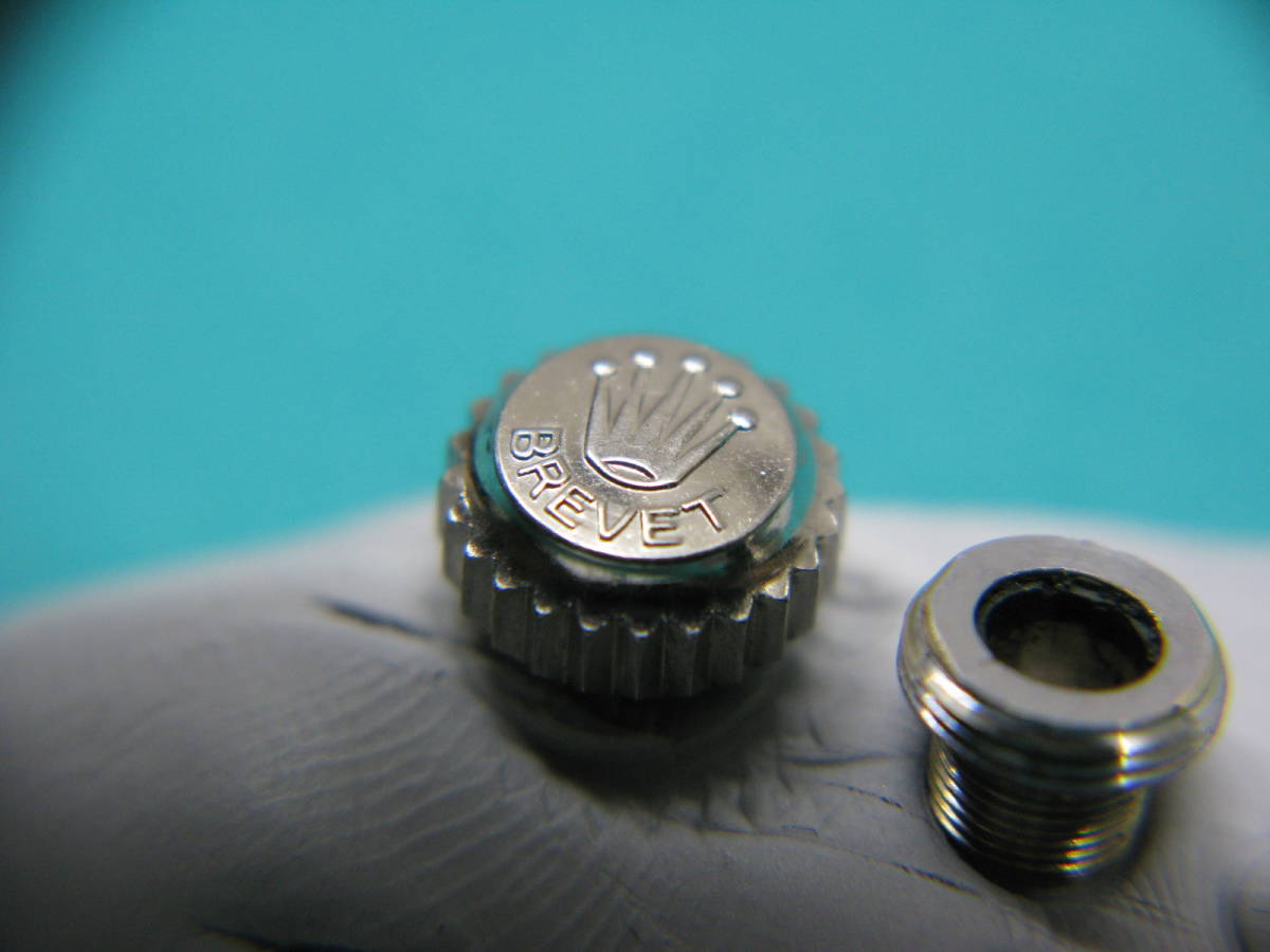 ロレックス　リューズ　チューブ　8ｍｍ　デカリューズ　サブマリーナ　ステンレス　ROLEX big crown ss