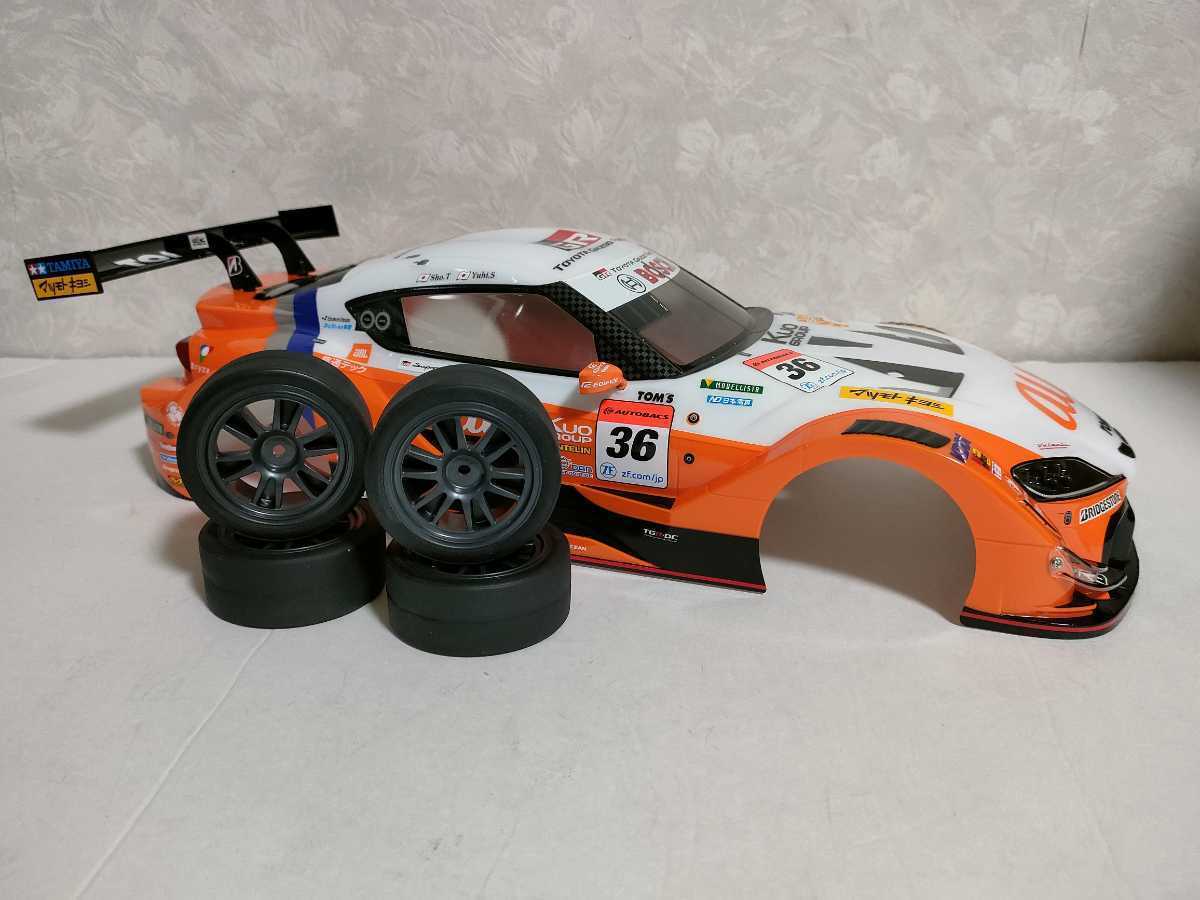 TOM'S GR Supra 1⁄10 ボディ Tamiya 1⁄10 AU TOMS GR Supra Clear