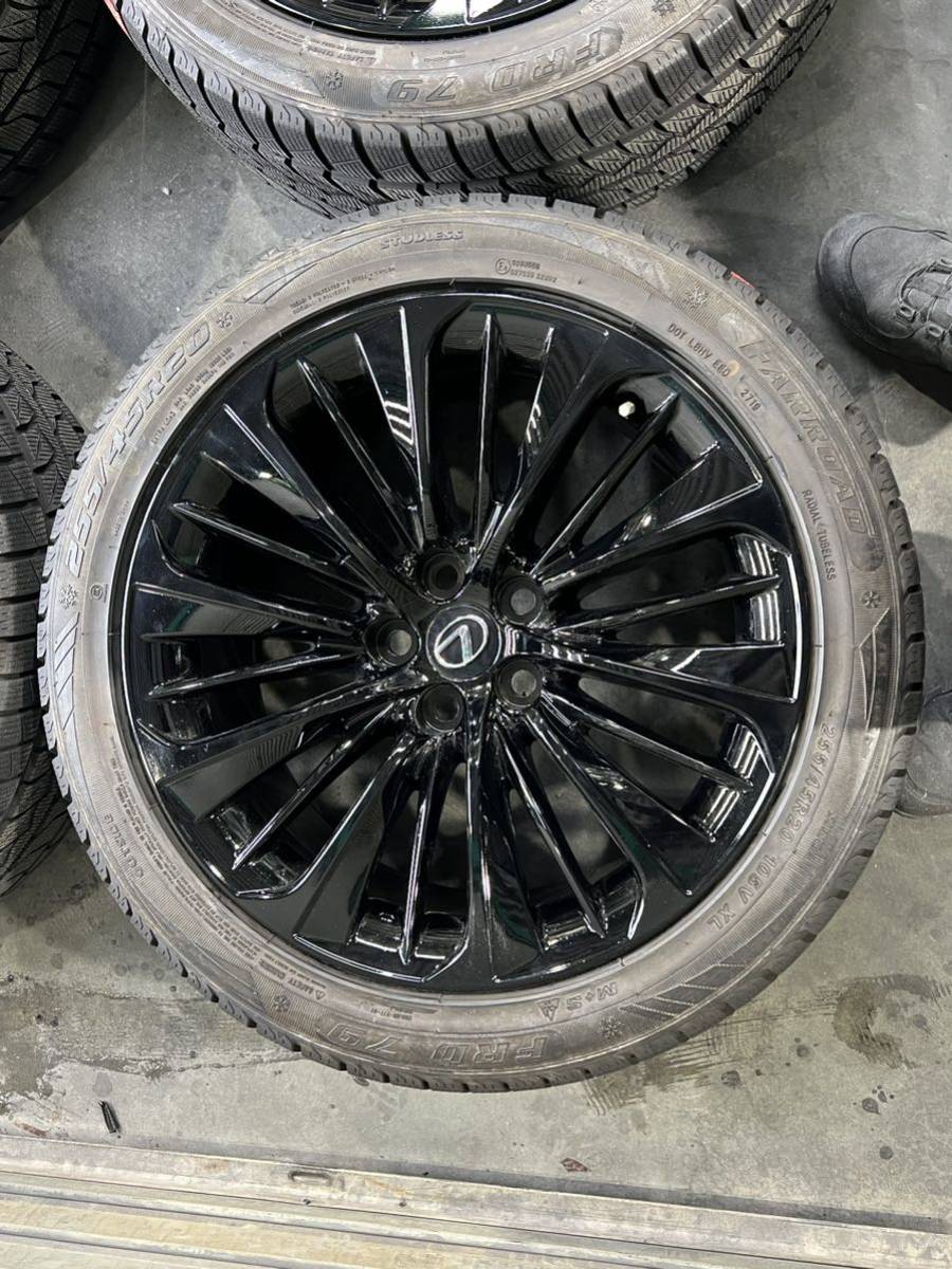 空気圧センサー付きLexus LS500 純正20インチタイヤホイール4本セット