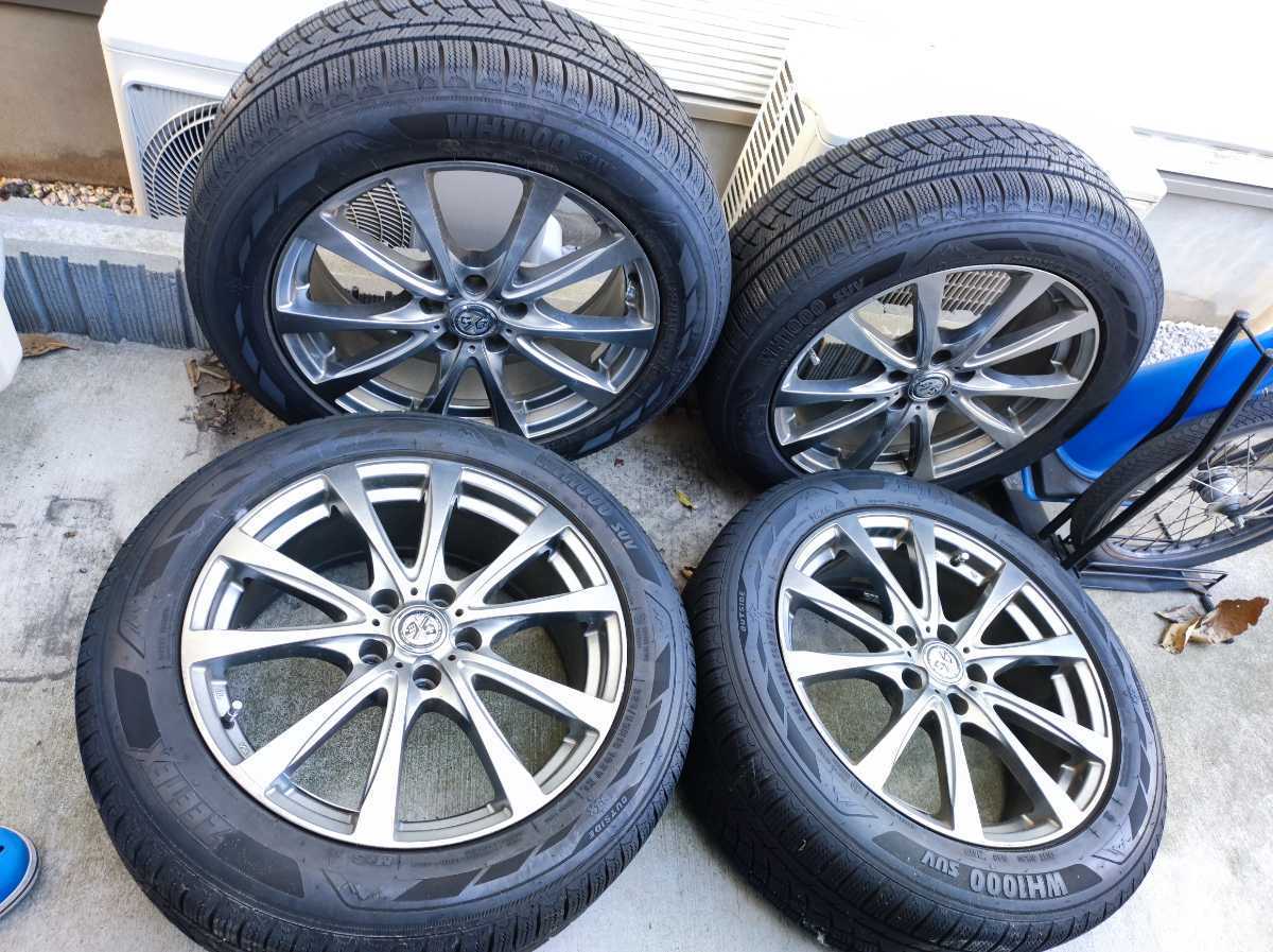 RX-8純正 18インチ8j50 アルミホイールタイヤ付き。225/45/18