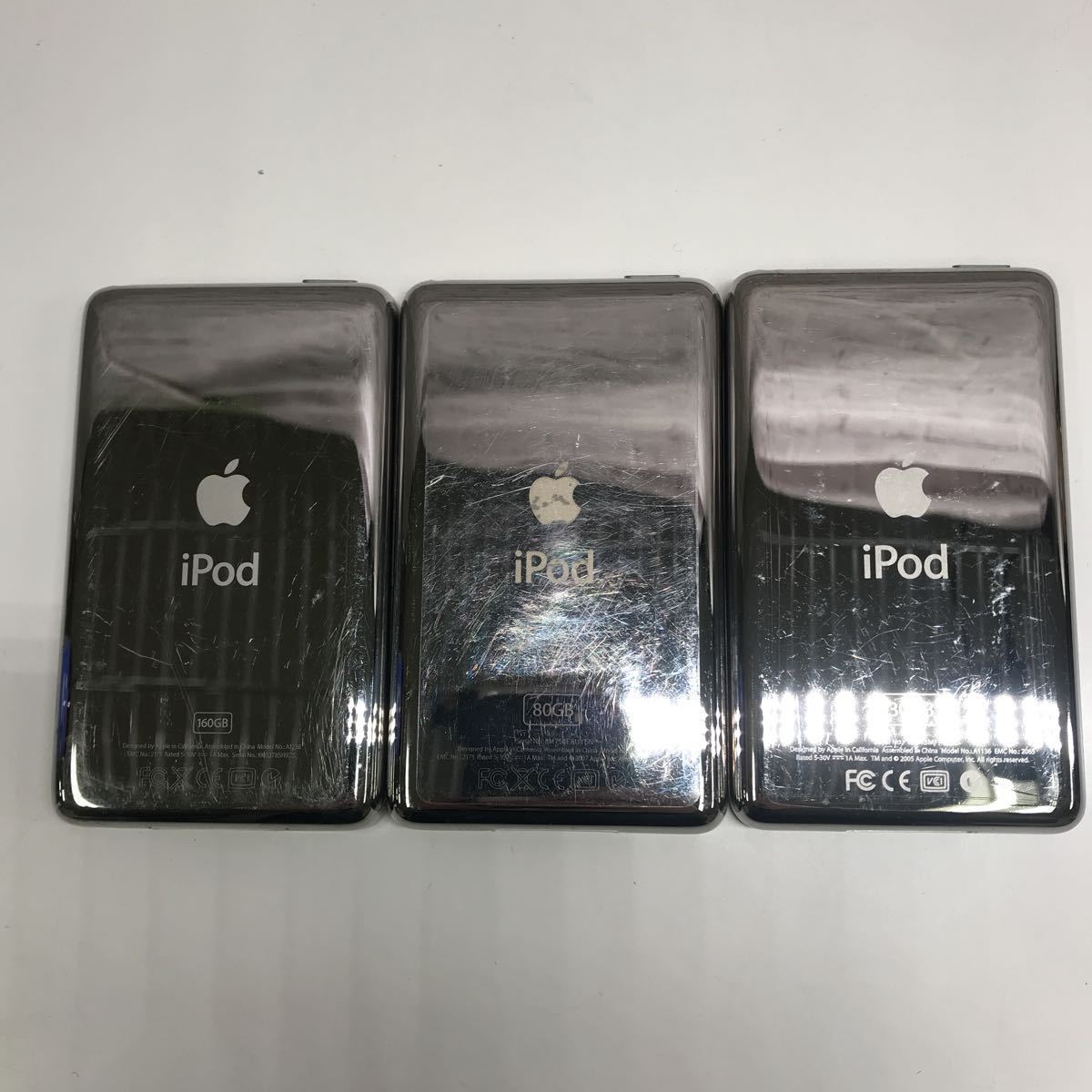 [ジャンク]Apple iPod classic 3台セット iPod classic まとめて3台 ジャンク ジャンク]Apple iPod classic 3台