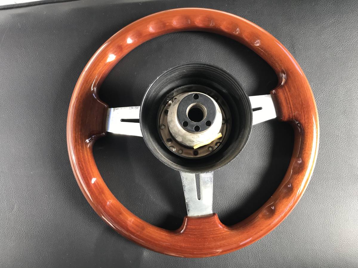 Nardi ウッドステアリング 33パイ 当時物 パーツ 当時物 ナルディ