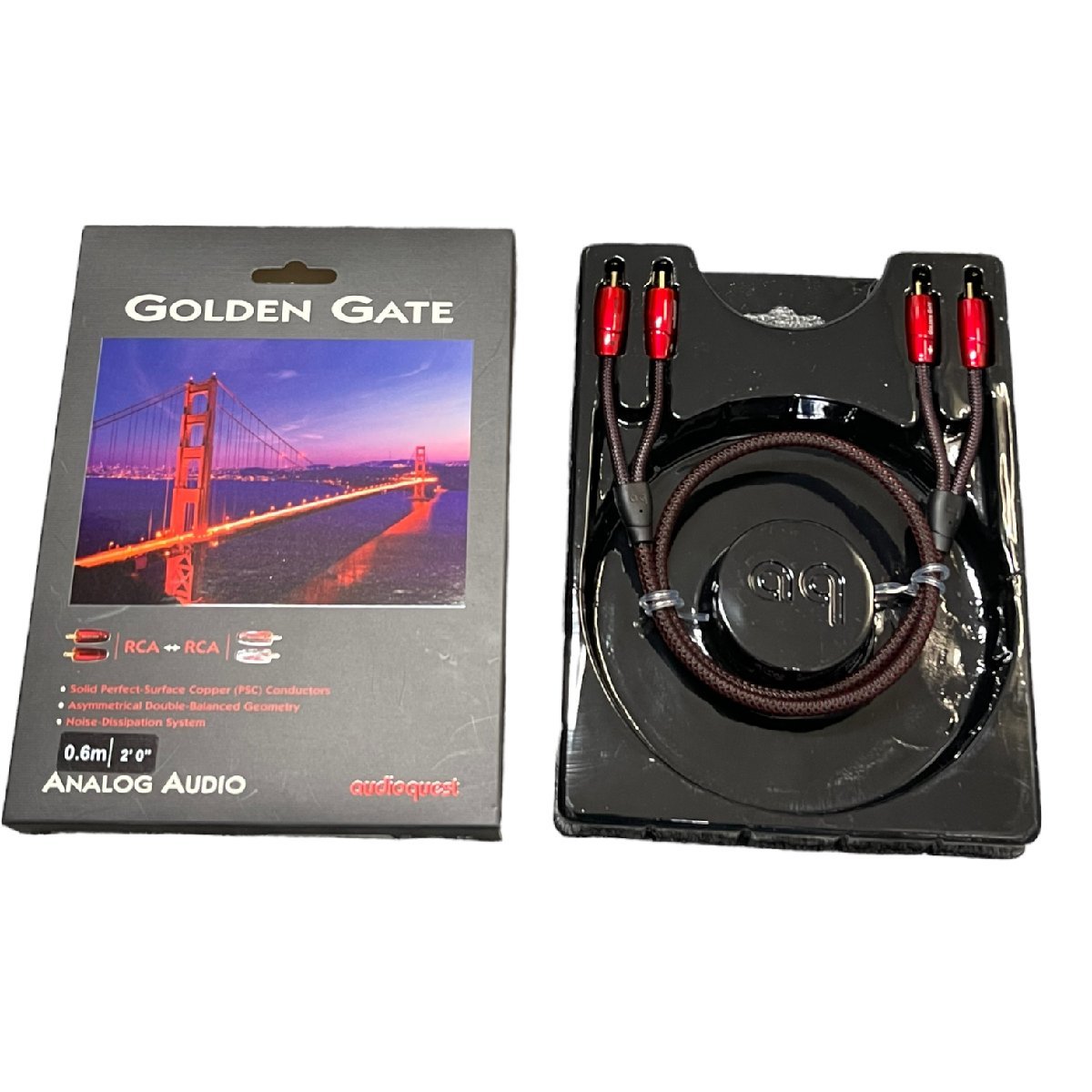 GOLDEN | AudioQuest RCA Gate - Golden Male 0 中古オーディオ 高価