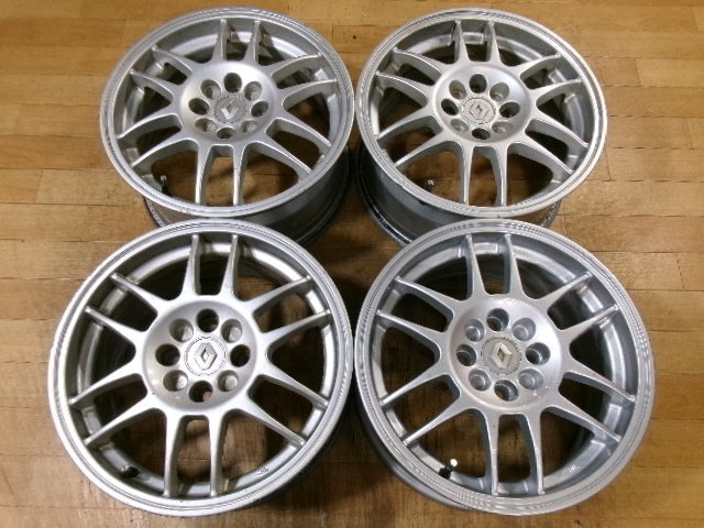  OZ ルノー 純正 ホイール 4本 4H-100 15インチ 7J+43 ルーテシア メガーヌ USDM 国産コンパクトカー 流用 ヴィッツ シビック デミオ(純正品)｜売買されたオークション情報、yahooの商品情報をアーカ 4穴
