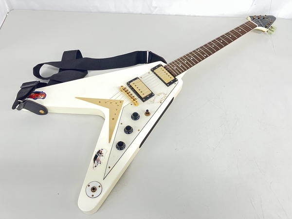 【現状品】フライングV 98年製　軽量約2.8Kg エピフォン　コリーナ エピフォン LTD 1958KORINA FV AW フライングv さわ子 モデル けいおん