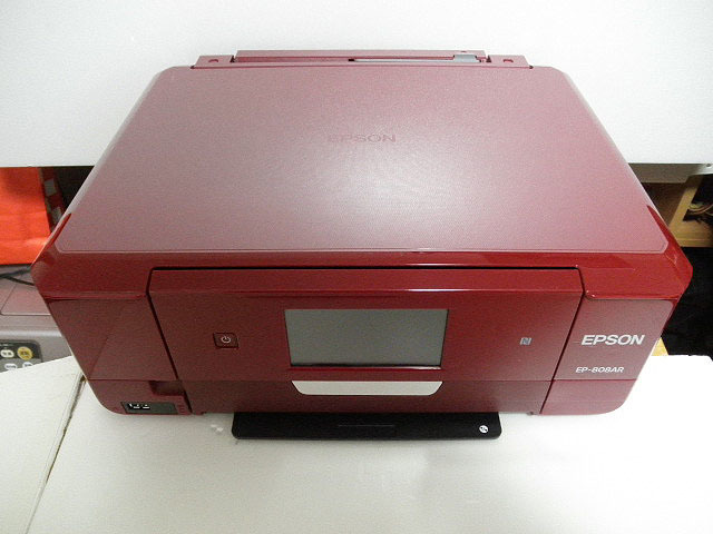 エプソン プリンター カラリオ EP-808AR 2015年製 通電印刷確認 ジャンク扱 現状渡し