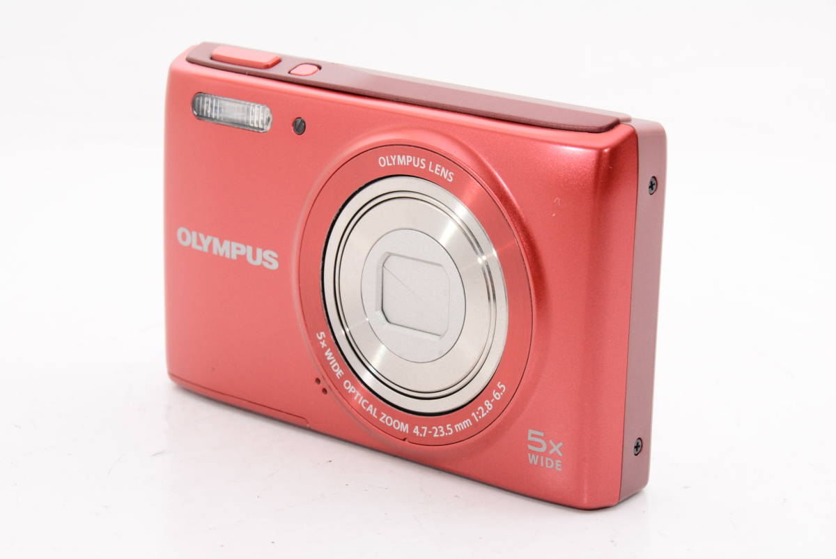 オリンパス コンパクトデジタルカメラ STYLUS VGー180 レッド OLYMPUS