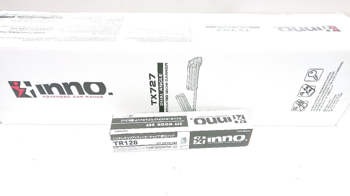 ☆中古品☆INNO スキーキャリア スノーボードキャリア TX727 TR128 