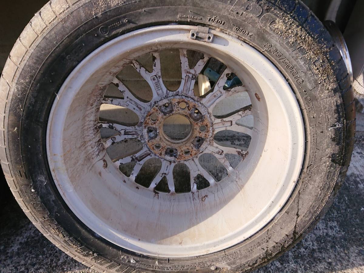 廃車向け】BMW純正 BBS サマータイヤ付きアルミホイール 4本セット Z3 
