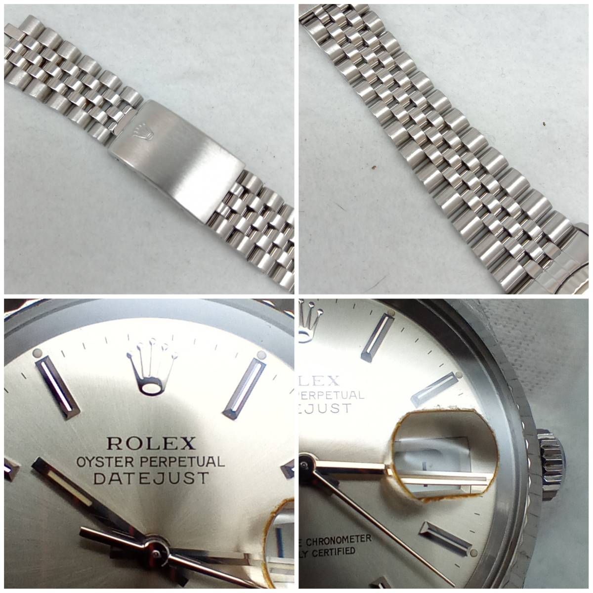 ジャンク 付属品有り 【稼働品】ロレックス ROLEX デイトジャスト 