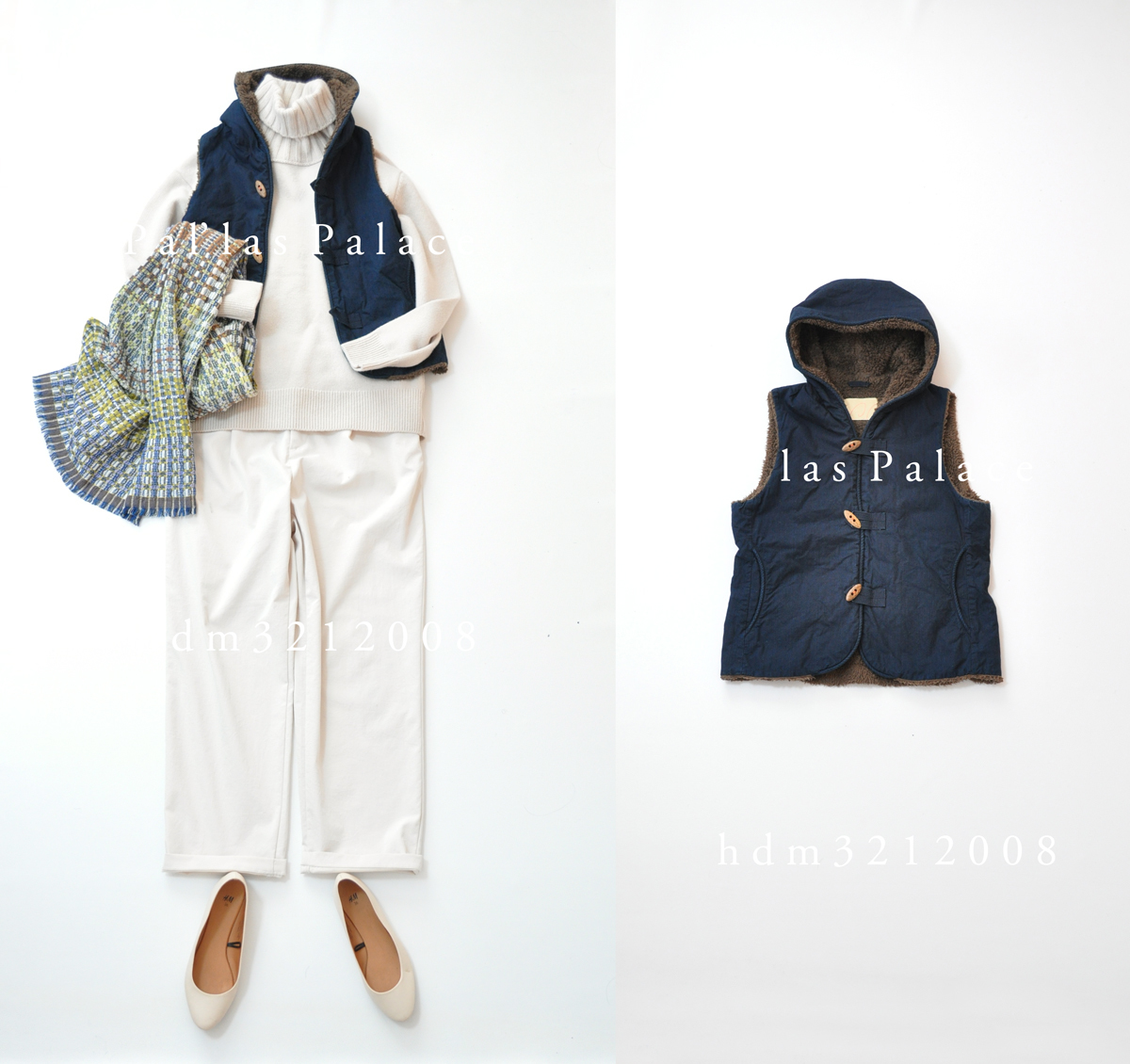 パラスパレス＊藍染ワンピース pal'las palace パラスパレス