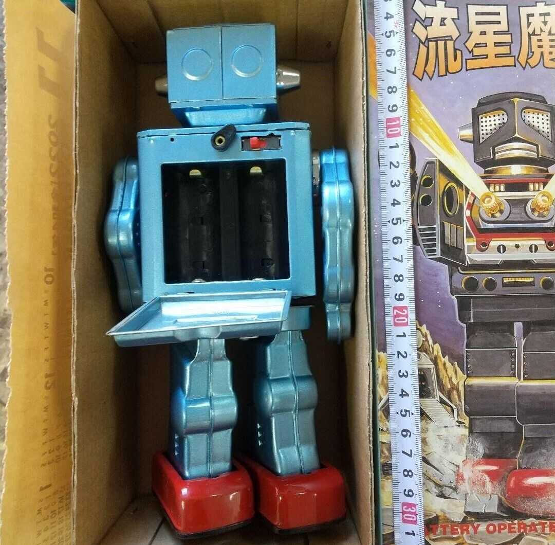 HOT メタルハウス 流星魔神 ブリキ 電池式 全長 約31cm METAL HOUSE