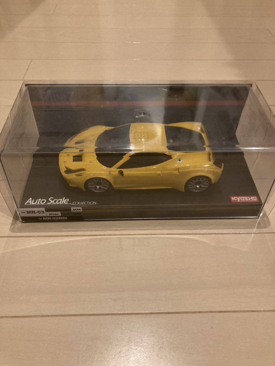 京商ミニッツ フェラーリ458イタリア イエローMINI-Z ミニッツ 0 GT2