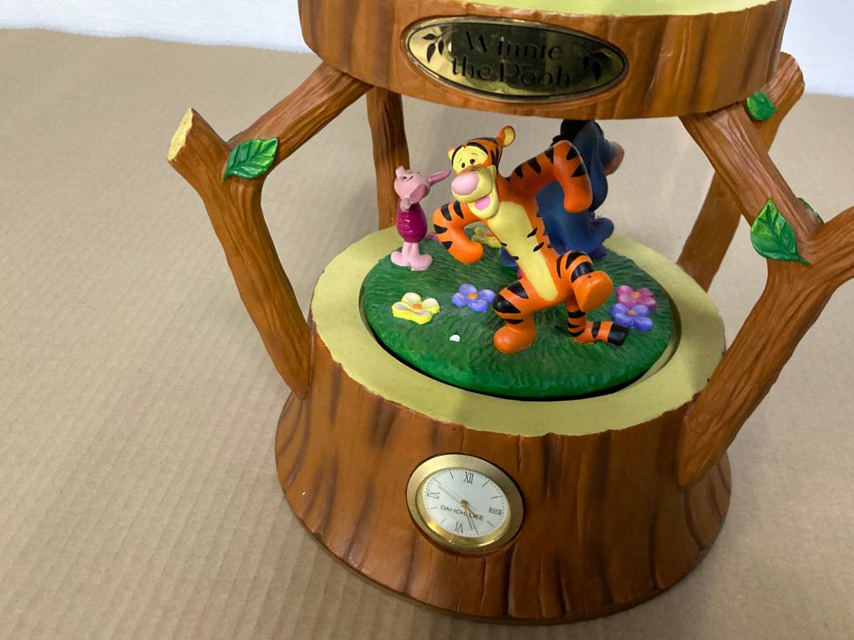 非売品】【美品】プーさんのハッピー・オルゴールクロック Yahoo