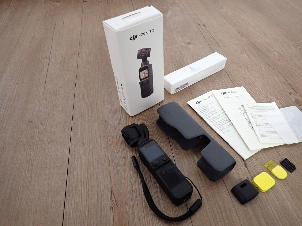 中古美品 小型ジンバルカメラ DJI Pocket 2 OP2CP1 ディージェーアイ 