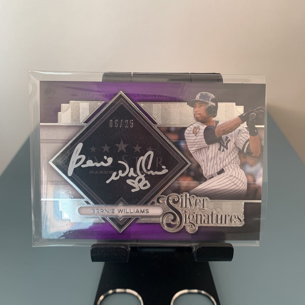 数量限定，高品質 2022 Topps Five Star Bernie Williams Silver Signatures Auto SS-BW 25枚限定(Topps)｜売買されたオークション情報、yahooの商品情報をアーカイブ公開 - オークファン シングルカード