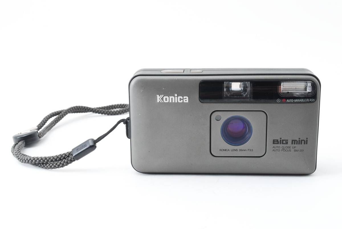 Konica BiG mini BM-201グレー コニカ ビッグ ミニ コンパクトフィルム
