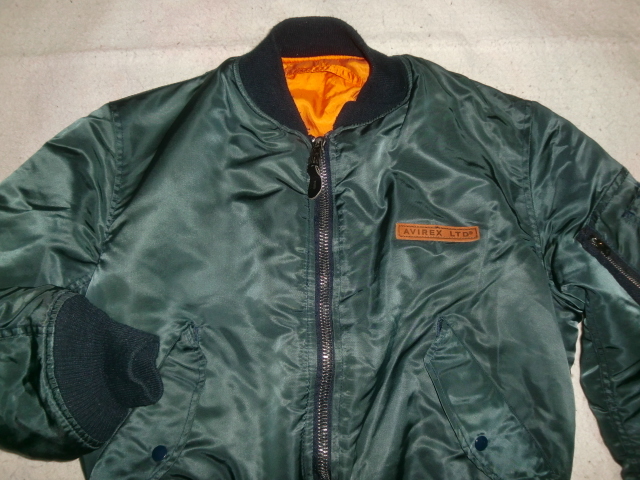 ☆`80s米国製 AVIREX MA-1 フライトジャケット US M アメリカ製