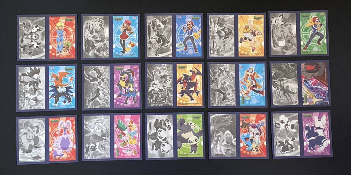 15種セット トップ 未剥がし 未裁断 ポケモン XY シール ステッカー