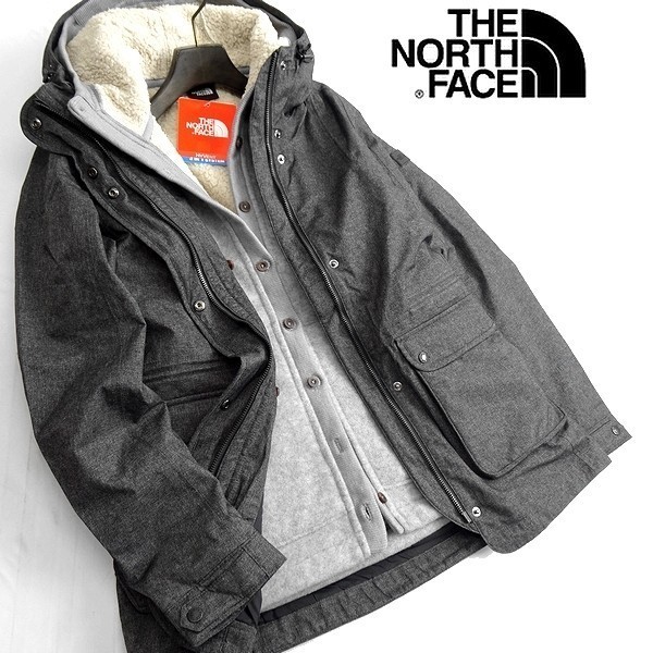 THE NORTH FACE ノースフェイス 新品 定3.4万 撥水 3way 裏ボアフリースベスト付 ジャケット パーカ YG80 CHC 80/XS ▲048▼kkf1522c