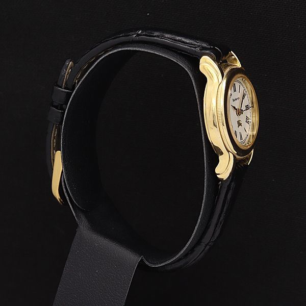 1円 稼働 良品 バーバリー QZ 6031-G11513 ラウンド ローマン 白系文字