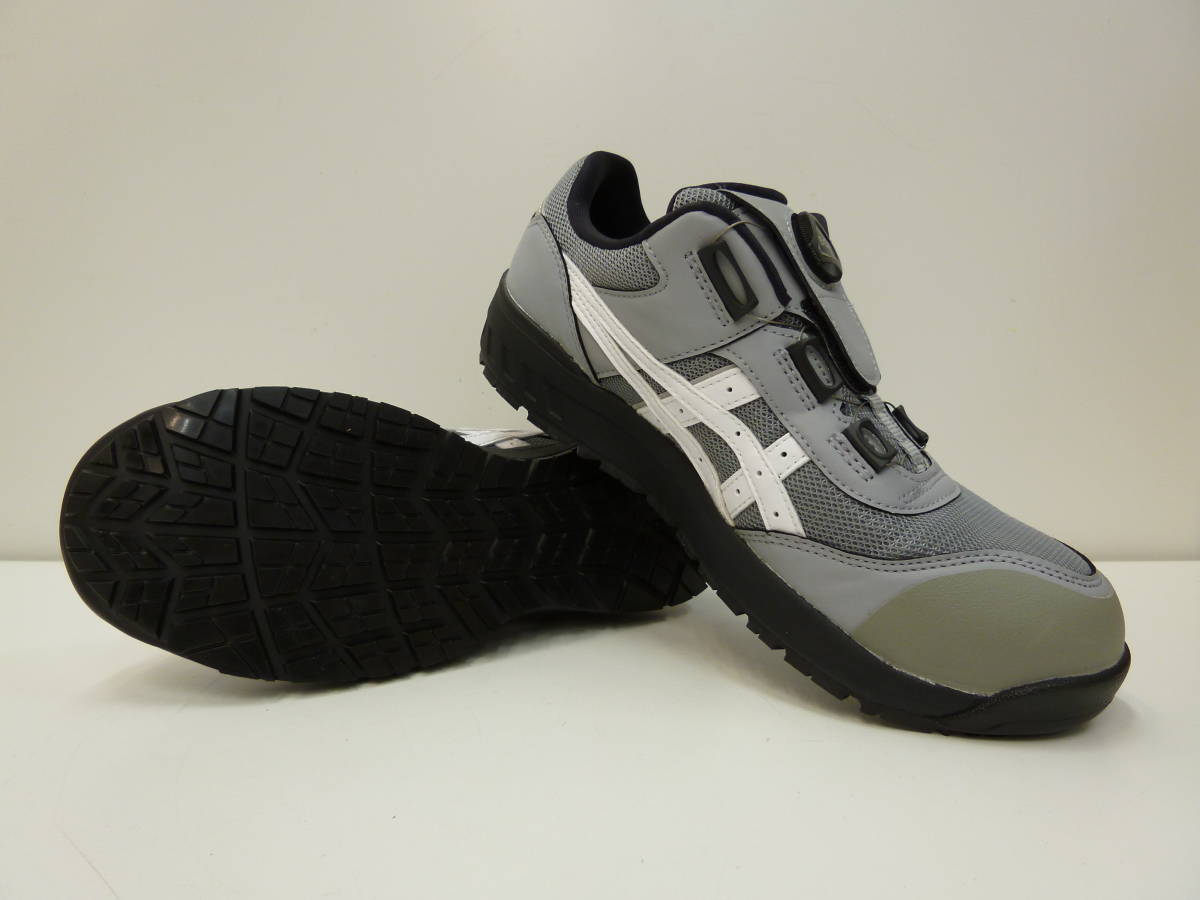 ブランド祭 シューズ祭 ASICS ワーキングシューズ 26cm 未使用 グレー  