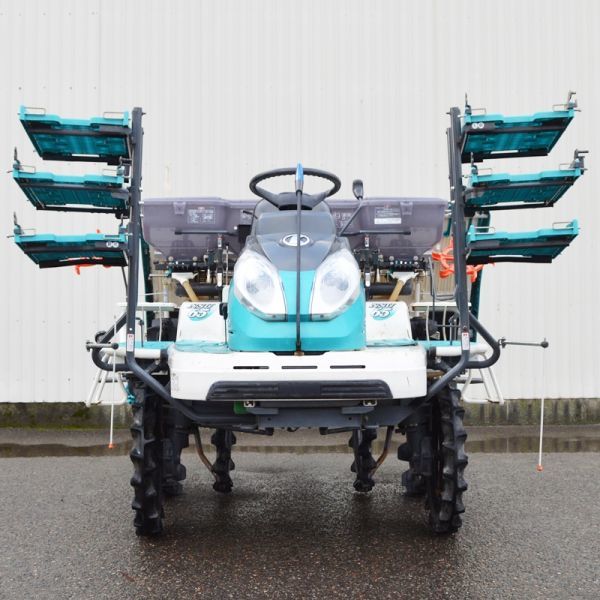新潟 クボタ 6条植え 田植機 NSU65 11馬力 パワステ 4WD 施肥 整地 