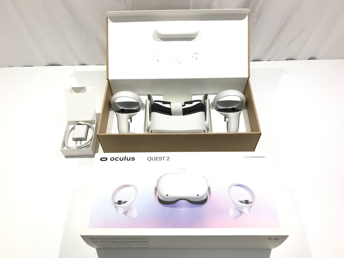 ◆ Quest 2 VRヘッドセット　64Ｇジャンク品 1円スタート ジャンク品 Oculus Quest 2 64GB 345-00665-01 ライト