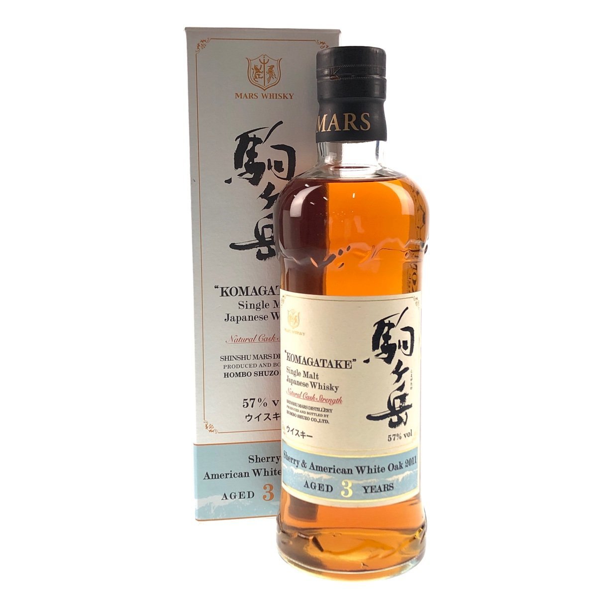 【東京都内限定発送】 本坊酒造 駒ヶ岳 3年 シングルモルト シェリー＆アメリカン ホワイトオーク 2011 700ml 国産ウイスキー 【古酒】